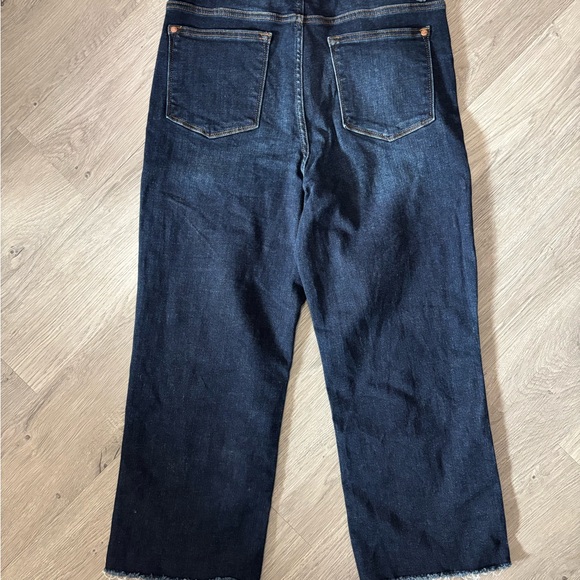 Judy Blue Wide Leg Crop Stretchy Jeans Size 11 - Picture 6 of 7